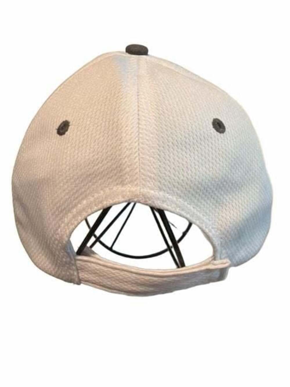 Mercedes-Benz Adjustable Baseball Hat Grey and White Mesh with Green Logo - Picture 3 of 4